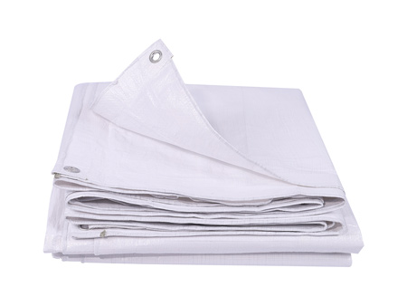 Double white tarpaulin