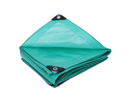 Double green tarpaulin