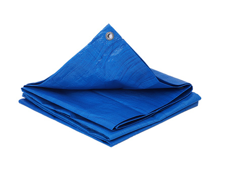 Double blue tarpaulin