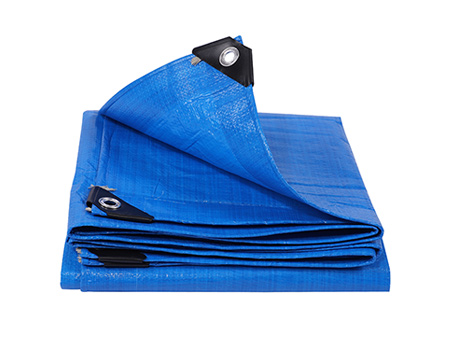 Double blue tarpaulin